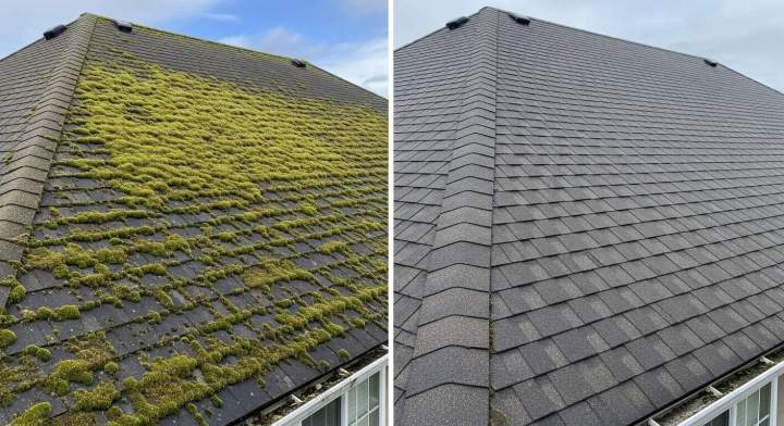 Nettoyage de toiture